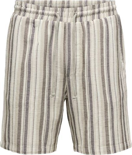ONLY&SONS - ONSTREV LIFE REG STRU STRIPE SHORTS NOOS - Heren - Bermuda shorts