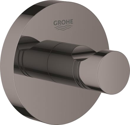 GROHE Essentials Badjashaak - handdoekhaak - metaal - hard graphite (zwart) - 40364A01