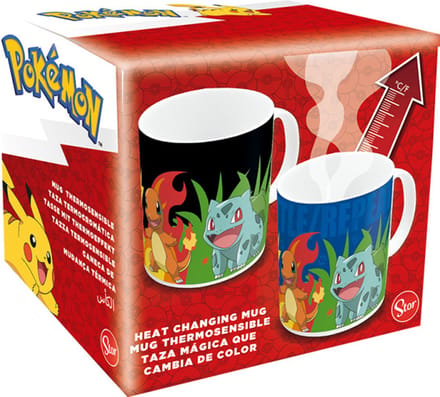 Pokémon - Train & Battle - warmtemok - heat change mok - wisselend design - 320ml