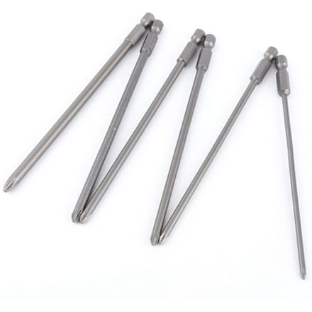 Jeu de 6 embouts de tournevis magnétiques à tige de 14 pouces en acier S2 de 150 mm, tête cruciforme