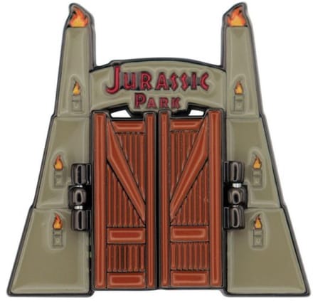 FaNaTtik Jurassic Park Pin Badge Gates Hinged Pins & Brooches