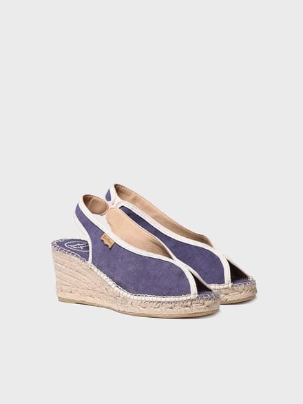 Veganistische espadrille zonder achterkant | LAUREN