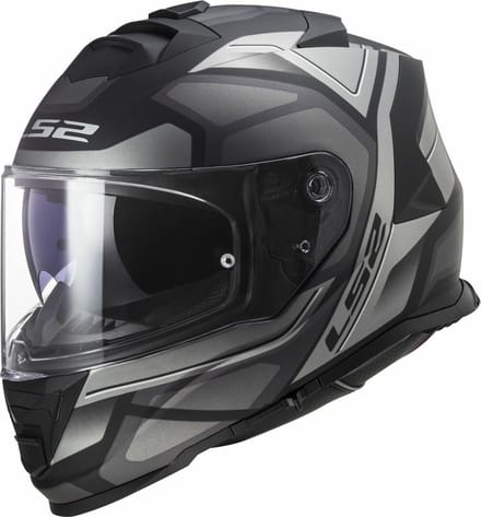 LS2 Helm Storm II Faster FF800 mat titanium maat XL