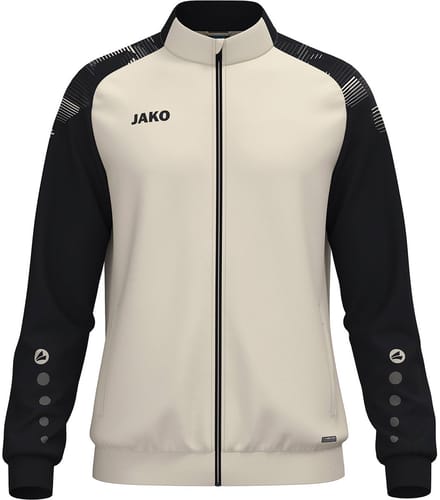 Jako Sonic Polyestervest Kinderen - Off White / Zwart | Maat: 152