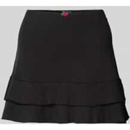 Minirok met gebreide look, model 'POINTELLE'