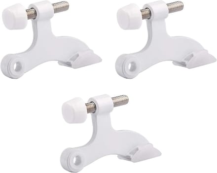 Verstelbare Luxe Heavy Duty Deurstopper met Rubberen Bumpertips – 3 Stuks