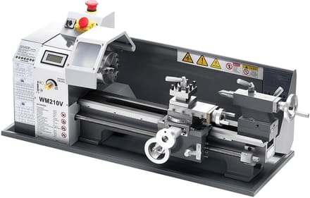 Metaaldraaibank 550W met tafelmodel, 2500 tpm, werkgebied 21x37cm