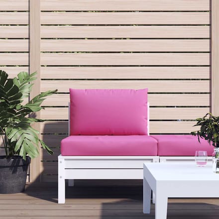 vidaXL - Palletkussens - 2 - st - oxford - stof - roze