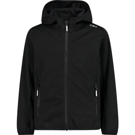 Cmp Fix Hood 39a5115 Softshelljack Zwart 6 Years Kinderen