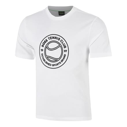 BOSS Join Logo T-shirt Heren-wit
