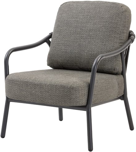 Serenno lounge tuinstoel aluminium antraciet