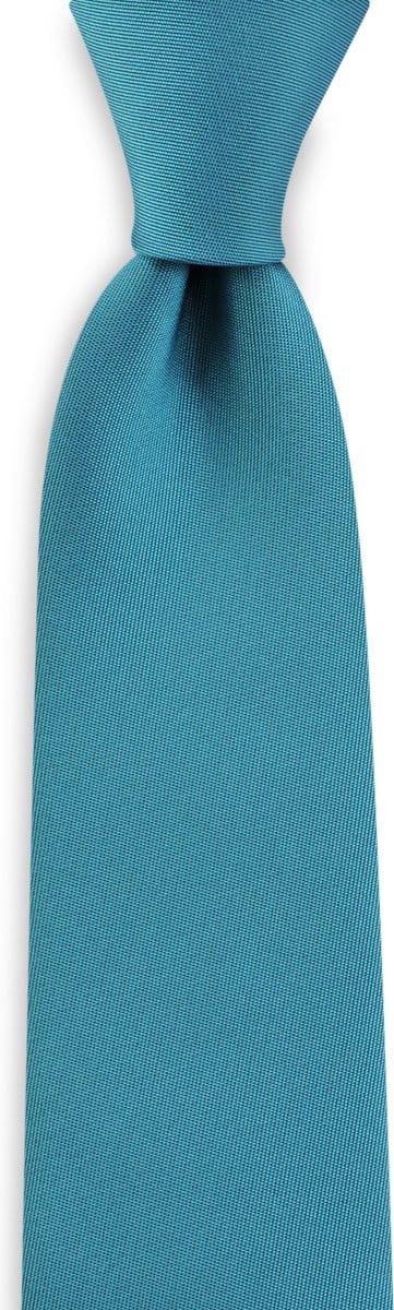 JB Collection - Stropdassen - stropdas turquoise smal - turquoise