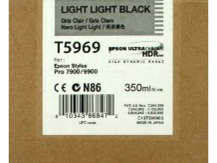 Epson T5969 (C13T596900) Inktcartridge Licht licht-zwart