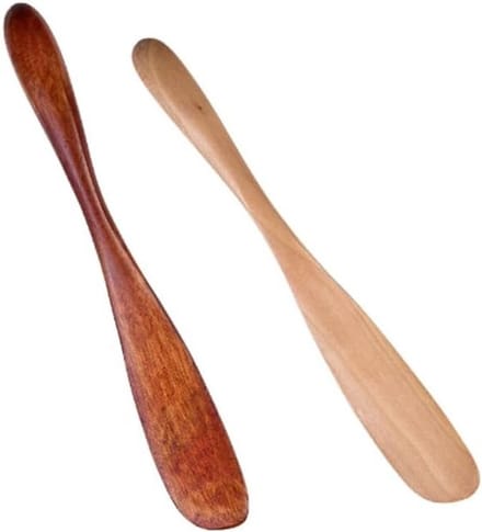 Houten Botermes en Spatel Set voor Ontbijt, Jam, Kaas en Sandwiches - 2 Stuks Tableware Knives