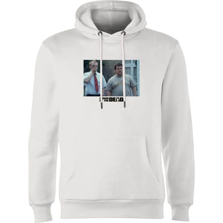 Shaun of the Dead I Think We Should Go Back Inside Hoodie - White - XL