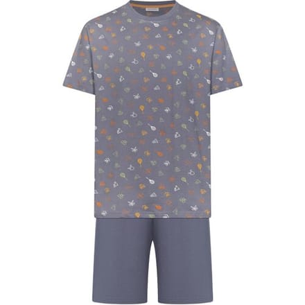 Pastunette - Shortama - Sporty - Katoen - Grijs - Maat S