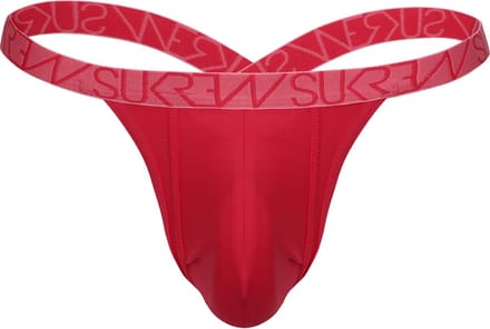 Sukrew Bubble String Deep Coral - Maat XS - Herenstring - String voor mannen