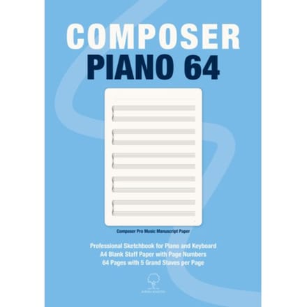 Composer Piano 64 - Composer Pro Premium Muziekpapier - Sophia Martins