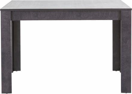Lynn|Eettafel 120x80 cm 6 plaatsen in Leisteen MDF