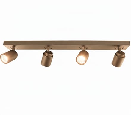 Freelight - Spot Razza 4 lichts L 76 cm GU10 brons goud