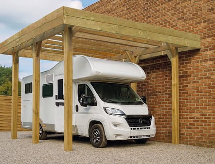 Solid Carport Base S7736 506x506x400cm