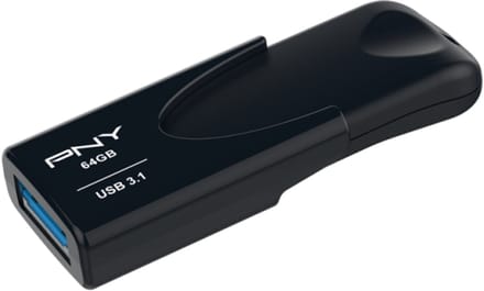 USB stick PNY Attache 4 USB 3.1 Zwart