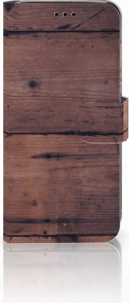 Huawei P20 Lite Book Style Case Old Wood