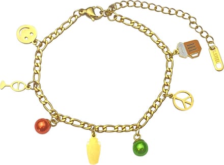 Fjesta© Kruikenstad armband bedeltjes – Premium RVS – Goud