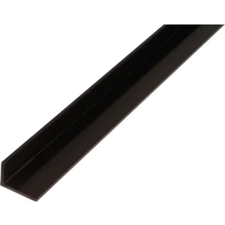 Alberts Hoekprofiel - Pvc Zwart - 20x10x1,5mm 2,6m