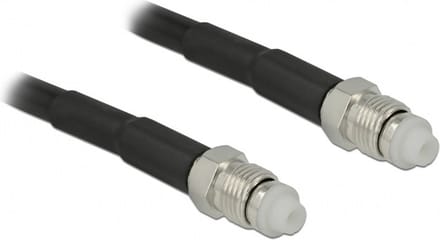 FME (v) - FME (v) kabel - LMR195 - 50 Ohm / zwart - 1 meter