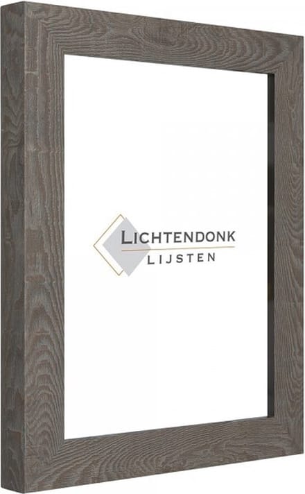 Fotolijst Bruin - Houtnerf - Fotomaat 45x60 - Ontspiegeld Glas - Art.nr. 55-545