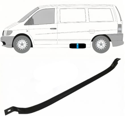 Brandstoftank klemmen voor Mercedes Vito I W638 1996-2003