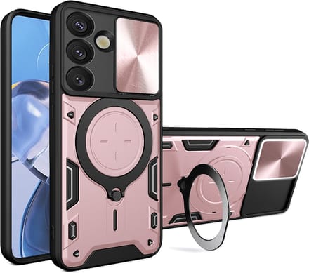 Hoesje geschikt voor Samsung Galaxy S25 Plus - Techsuit CamGuard Pro Back Cover - Roségoud