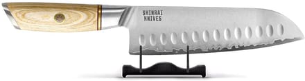 Shinrai Knives - Hikari Damascus Santoku mes 18 cm