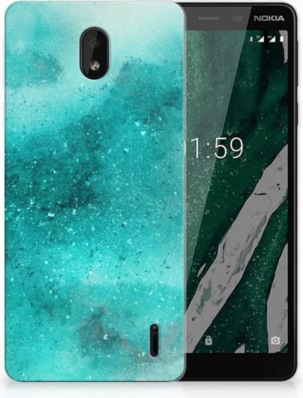 Hoesje maken Nokia 1 Plus Painting Blue