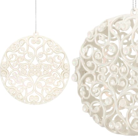Springos Kersthanger | Kerstversiering | Kerstdecoratie voor binnen | Rond | 9 cm
