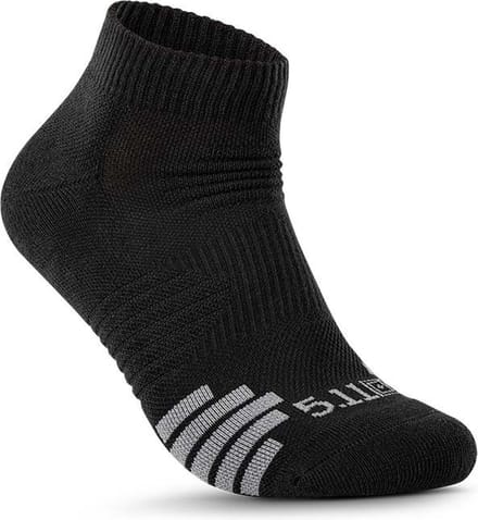 5.11 Tactical PT-R Plus Ankle Socks (3-pack) Black - S