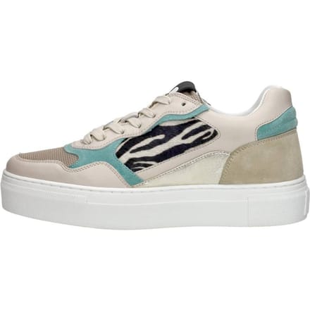 Maruti - Tavi Sneakers Blauw - Offwhite - Blue - Zebra - 40