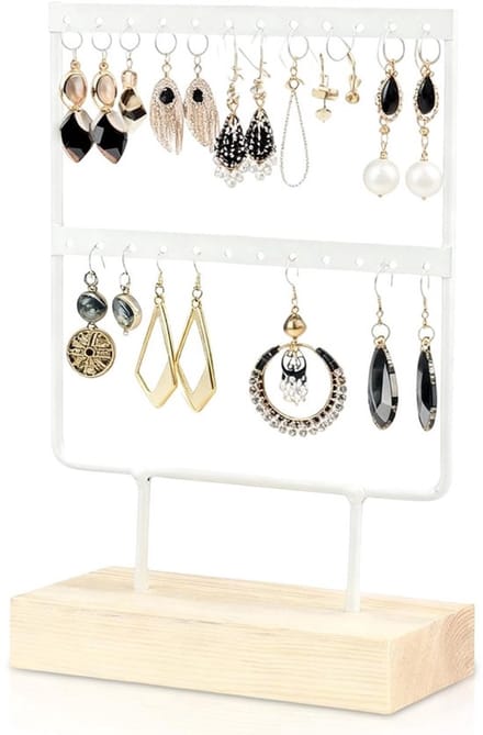 VT Goods - Oorbel Stand Display - Oorbellen Organizer - Houten