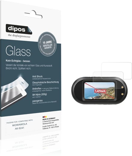 dipos – 2x Matte Pantserfolie geschikt voor WOWAWOLA AK-9241 | 9H Screenprotector