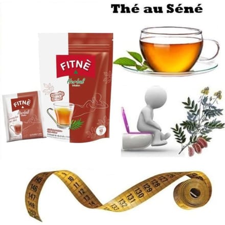 Thé 40 Sachets Minceur à Base de feuilles de Séné (Senna) : Aide a la Selle + réduit appétit | Laxatif Naturel