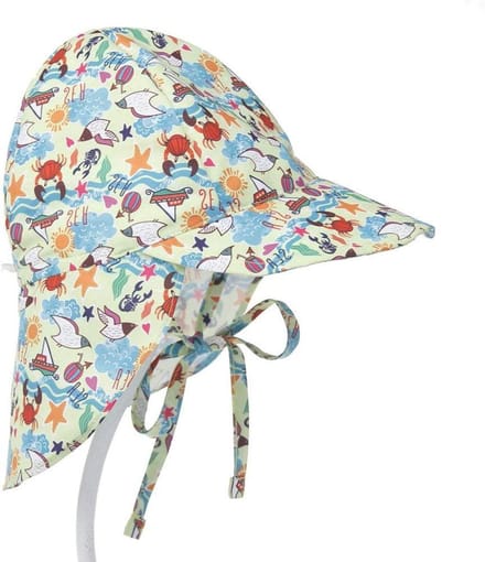 Baby Zonnehoed - Kinderpet - Bescherming Zomer - Verstelbaar - One Size - E