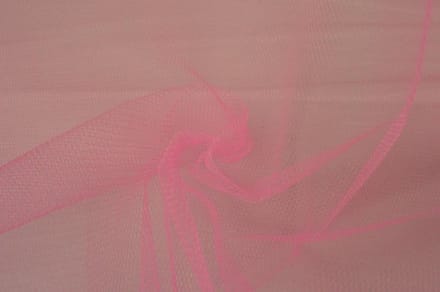 Tule stof - Roze - 15 meter