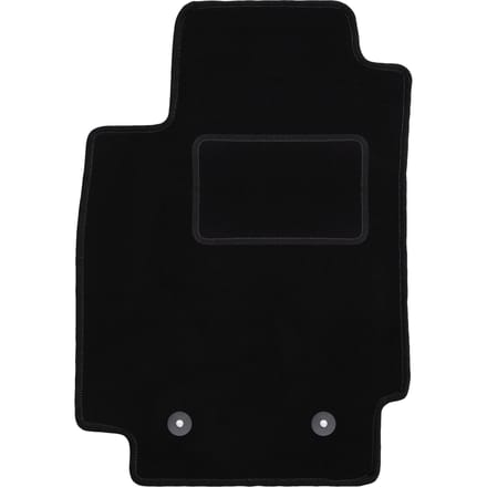 Bestuurdersmat zwart voor: Renault Captur SUV (2013-2019)
