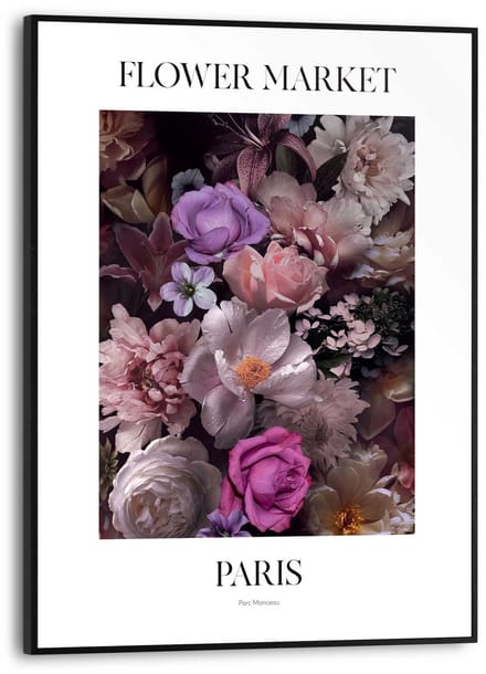 Schilderij Rose Garden - 40 x 30 - Hout - REINDERS