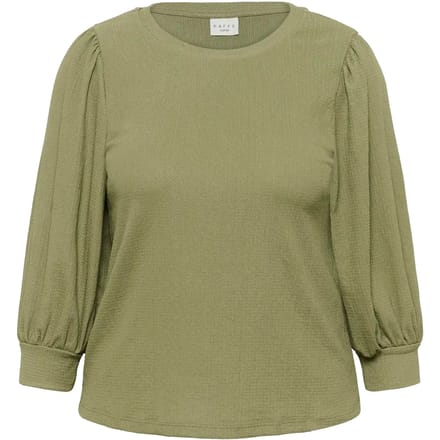 Dames-T-shirt met lange mouwen KAFFE Curve Ivena