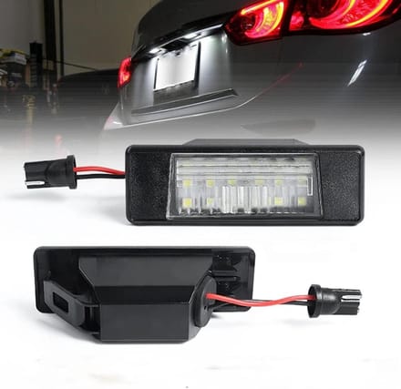 LED Kentekenplaatverlichting - Nummerplaatverlichting Set - Auto Verlichting - Plug and Play - 11.3 x 6.3 x 4.6 cm - Wit