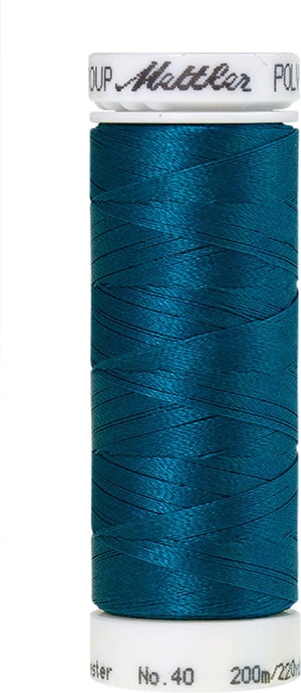 Mettler borduurgaren - Blauw - Nr 4116 - Polysheen - 200 meter