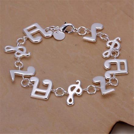 Bracelet Bijou Note de Musique gray