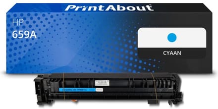 PrintAbout huismerk Toner 659A (W2011A) Cyaan Geschikt voor HP